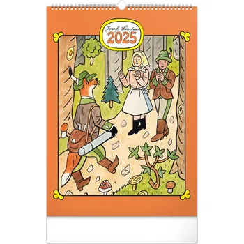 Kalendář Presco Group Nástěnný kalendář PGN-33612-L Josef Lada 2025