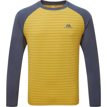 Mountain Equipment Redline LS Tee Men'S Barva: Acid stripe/Denim, Velikost: L