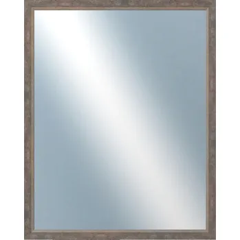 Zrcadlo DANTIK - Zarámované zrcadlo - rozměr s rámem cca 40x50 cm z lišty TOMAS šedá (2938)