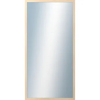 Zrcadlo DANTIK - Zarámované zrcadlo - rozměr s rámem cca 50x100 cm z lišty KASSETTE dub bělený (2861)