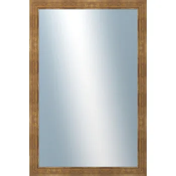 Zrcadlo DANTIK - Zarámované zrcadlo - rozměr s rámem cca 80x120 cm z lišty TRITON široký zlatý (2952)