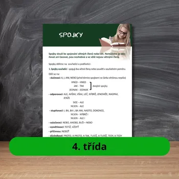 výuková tabulka Spojky