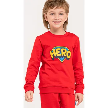 Chlapecká mikina Chlapecká mikina Hero - červená 122