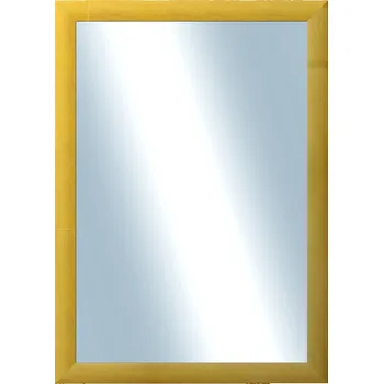 Zrcadlo DANTIK - Zarámované zrcadlo - rozměr s rámem cca 50x70 cm z lišty LEDVINKA žlutá (1439)