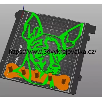 Věšák Pražský krysařík #3 - věšák na klíče