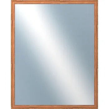 Zrcadlo DANTIK - Zarámované zrcadlo - rozměr s rámem cca 80x100 cm z lišty LYON hnědá (2750)
