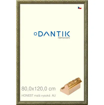 Rám na obraz DANTIK rámeček 80x120 | HONEST malá vysoká AU (Plexi Čiré) (Vyrobeno s láskou u nás v DANTIKU)