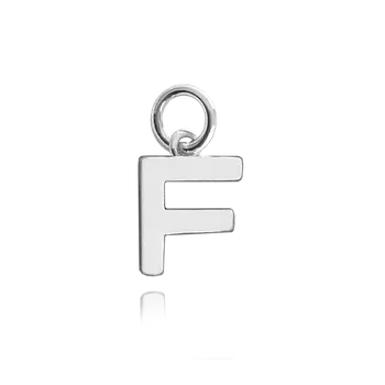 Přívěsek MINET Stříbrný přívěs drobné písmeno "F" JMAS900FSP00