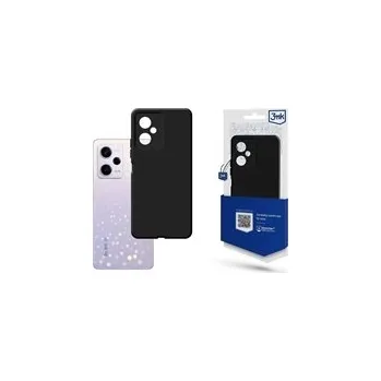 Náhradní kryt pro mobilní telefon 3mk ochranný kryt Matt Case pro Redmi Note 12 5G, černá 5903108497138