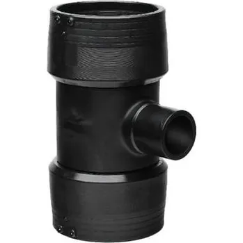 Fitinka +GF+ Elektrosvařovací T-kus 90° redukovaný, PE100 SDR11 Redukce: 110 x 90 mm
