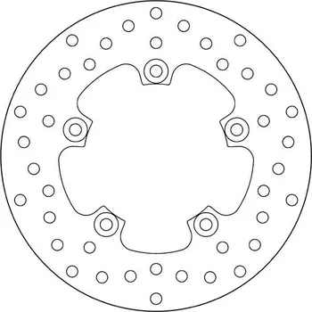 Brzdový kotouč Brzdový kotouč BREMBO 68B407G2 fix APRILIA RS 250 1995-2002