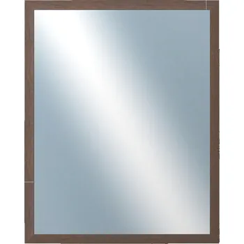 Zrcadlo DANTIK - Zarámované zrcadlo - rozměr s rámem cca 80x100 cm z lišty RETRO hnědá (3144)