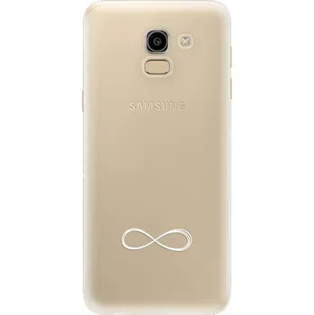 Telefonní příslušenství Odolné silikonové pouzdro iSaprio - čiré - Infinity - Samsung Galaxy J6