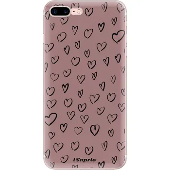 Pouzdro na mobilní telefon Odolné silikonové pouzdro iSaprio - Heart Dark - iPhone 7 Plus