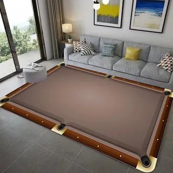 Koberec Kuchyňská a koupelnová protiskluzová rohož | koberec se vzorem kulečníku - 18,100 x 160 cm 39 x 63 palců