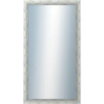 Zrcadlo DANTIK - Zarámované zrcadlo - rozměr s rámem cca 50x90 cm z lišty PAINT zelená velká (2964)