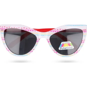 Sluneční brýle Bílé dětské kočičí polarizační brýle "Lolly"