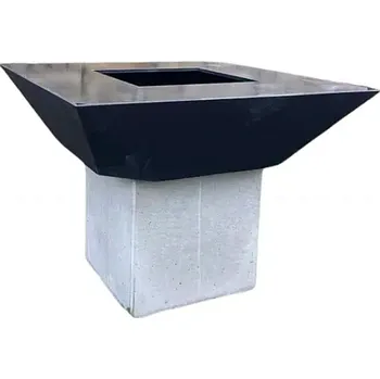 Grilovací ohniště Betonium Rozměr podstavce 400 × 400 × 400 mm