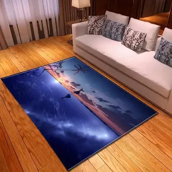 Koberec Koberec planety 3D protiskluzový do obýváku - 10,100 x 160 cm 39 x 63 palců