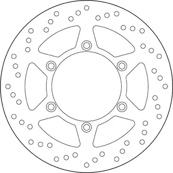 Brzdový kotouč Brzdový kotouč BREMBO 68B407D5 fix SUZUKI DR 650 RS 1992-1991