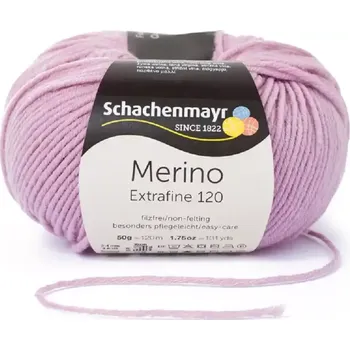 Příze Schachenmayr Merino extrafine 120 šeříková 145 (Příze Merino extrafine 120 )