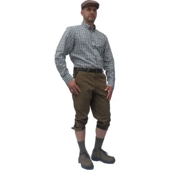 Pánské kalhoty E-myslivost Kožené lovecké pumpky - golfky - DUO - Velikost 56