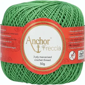 Příze Anchor Freccia 12 - 242 Brčálová (Háčkovací příze Anchor Freccia 12 - 242 Brčálová)