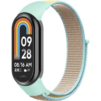 Příslušenství k chytrým hodinkám Mi Band 8/9/10 nylonový náramek Barva: Ledově modrá béžová, Typ: 27