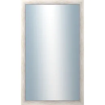 Zrcadlo DANTIK - Zarámované zrcadlo - rozměr s rámem cca 60x100 cm z lišty PAINT bílá velká (2960)