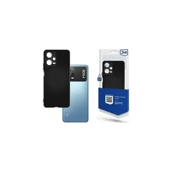 Náhradní kryt pro mobilní telefon 3mk ochranný kryt Matt Case pro POCO X5 5G, černá 5903108516167