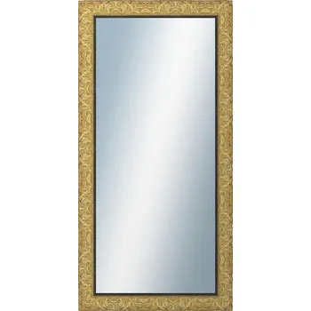 Zrcadlo DANTIK - Zarámované zrcadlo - rozměr s rámem cca 60x120 cm z lišty PRAHA zlatá (2752)