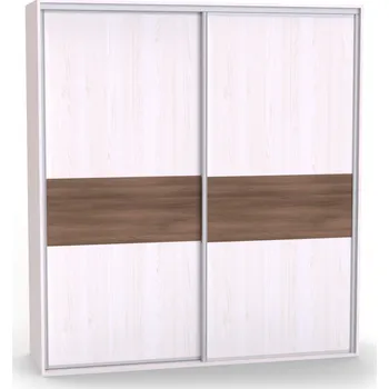 Šatní skříň Dvoudveřová šatní skříň ONYX 3 Dekor: Modřín latte, Šířka: 120 cm, Výška: 220 cm