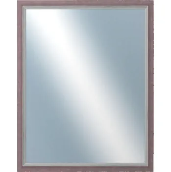 Zrcadlo DANTIK - Zarámované zrcadlo - rozměr s rámem cca 80x100 cm z lišty AMALFI fialová (3117)