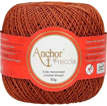 Příze Anchor Freccia 12 - 355 Skořice (Háčkovací příze Anchor Freccia 12 - 355 Skořice)