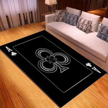 Koberec Koberec s motivem karetní hry do koupelny - 12,100 x 150 cm 39 x 59 palců