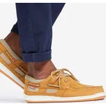 DECATHLON Pánské kožené boty na loď Clipper 40 KAŠTANOVÁ