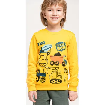 Chlapecká mikina Chlapecká mikina Cool Boy - žlutá 98