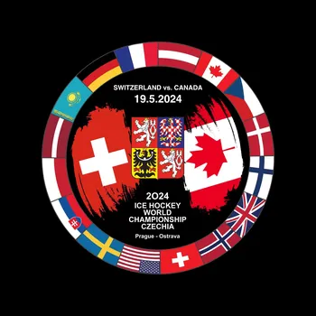Puk FansArena Puk Ice Hockey World Championship Czechia MS 2024 Dueling 19.5.2024 Switzerland vs. Canada