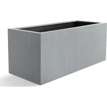 Květináč Argento Box Natural Grey V 30 cm / D 80 cm