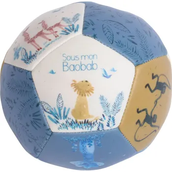 Hračka pro kojence MOULIN ROTY Měkký balonek Lvíček a přátelé