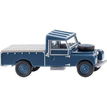 Modelová železnice Wiking 010702 H0 model osobního automobilu Land Rover Pickup, azurová modrá