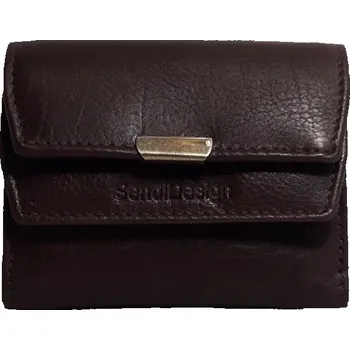 Peněženka SENDI DESIGN Dámská kožená peněženka SendiDesign Strand hnědá T-811 W Brown