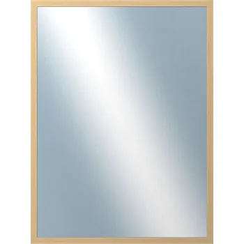 Zrcadlo DANTIK - Zarámované zrcadlo - rozměr s rámem cca 60x80 cm z lišty KASSETTE jasan (2860)