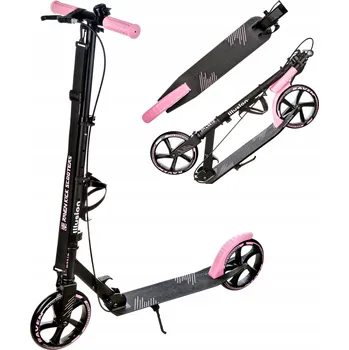 Koloběžka Skládací koloběžka Raven Illusion pink s ruční brzdou 200mm