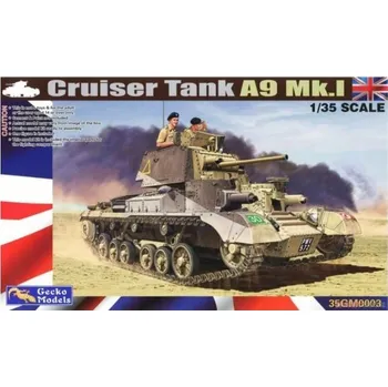 Plastikový model Gecko Models 1/35 Cruiser Tank A9 Mk.I