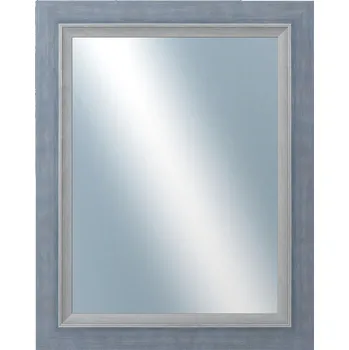 Zrcadlo DANTIK - Zarámované zrcadlo - rozměr s rámem cca 40x50 cm z lišty AMALFI modrá (3116)