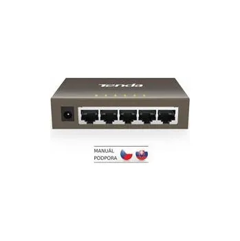 Síťový prvek Tenda TEG1005D - 5-port Gigabit Ethernet Switch, 10/100/1000Mbps, Kov, Fanless 75011011