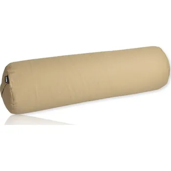 podložka na cvičení Primabag Bolster na jógu 70x20 cm kávová