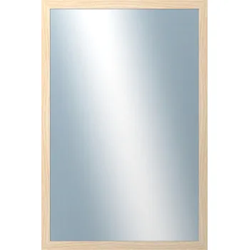 Zrcadlo DANTIK - Zarámované zrcadlo - rozměr s rámem cca 40x60 cm z lišty KASSETTE dub bělený (2861)