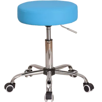 LZ 21SP židle lékařská, HR sedák, ekokůže modrá